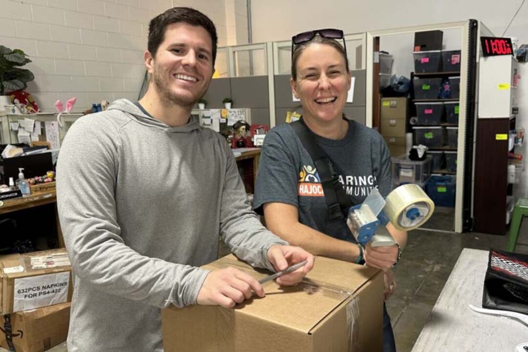 Hajoca employees participating in a Day of Service Community Service event