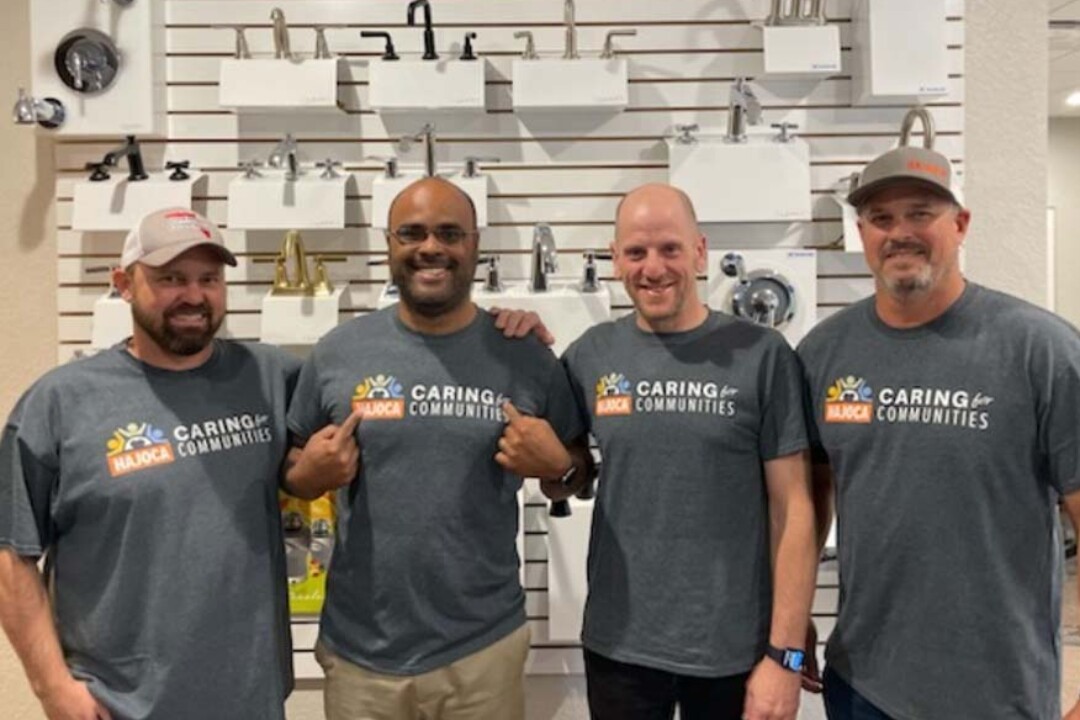 Hajoca employees participating in a Day of Service Community Service event
