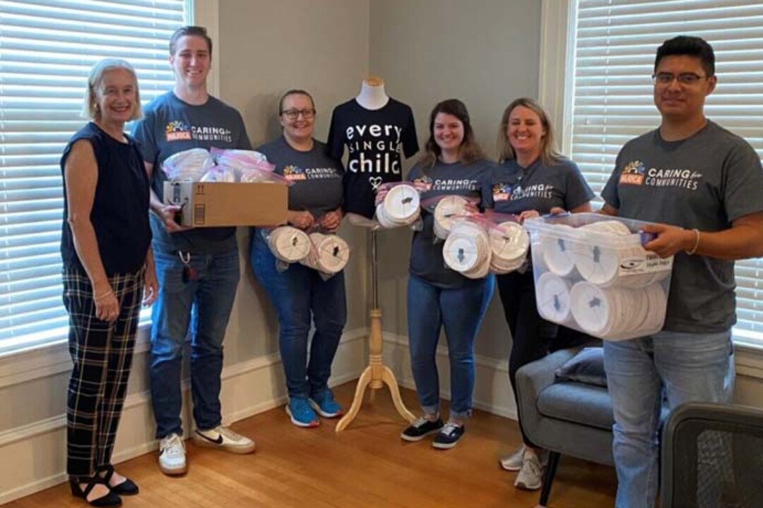 Hajoca employees participating in a Day of Service Community Service event