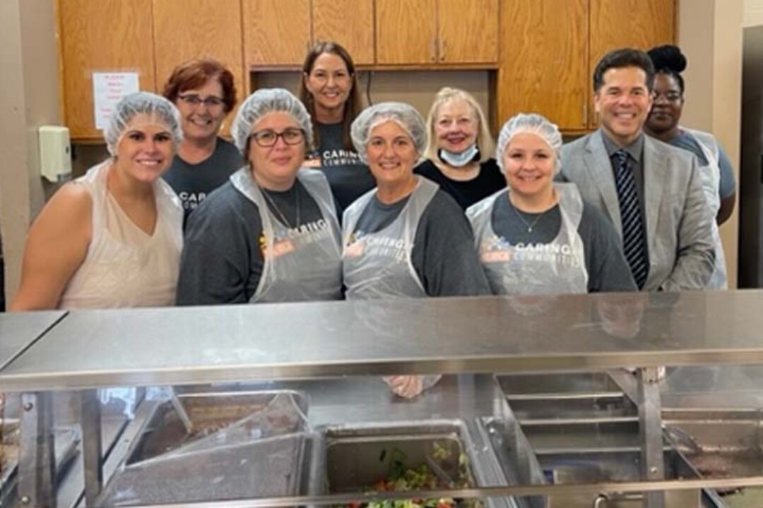 Hajoca employees participating in a Day of Service Community Service event