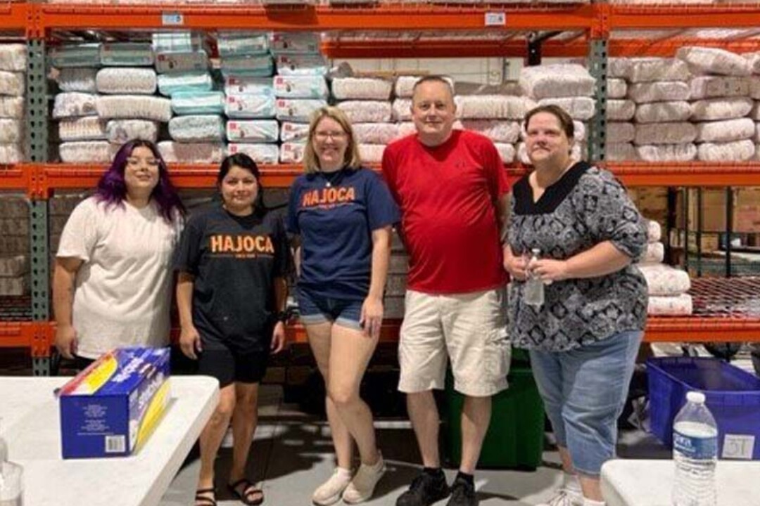 Hajoca employees participating in a Day of Service Community Service event